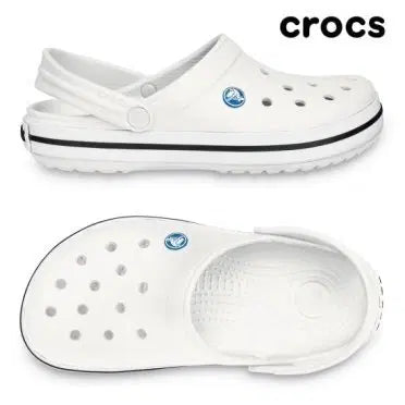 [BUNJANG] Crocs Crocband White Sandals / [미개봉/새상품]크록스 크록밴드 화이트