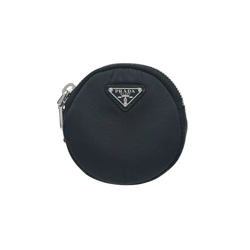 [BUNJANG] Prada Tessuto Pocket Round Strap Pouch Black / 프라다 테수토 포켓 라운드 스트랩 파우치