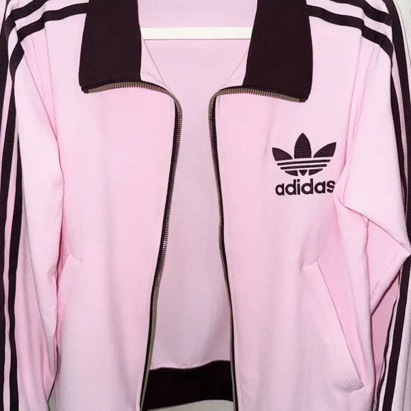 [BUNJANG] Adidas Beckenbauer Track Top Jersey Pink Brown S / 아디다스 베켄바우어 트랙탑 져지 핑크 브라운 S