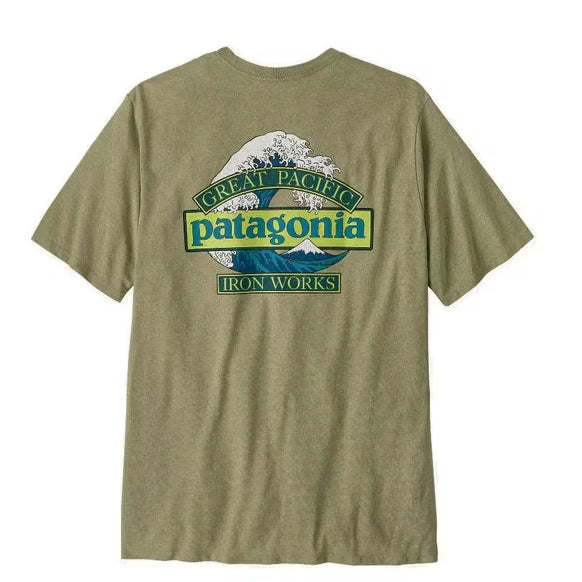 [BUNJANG] Patagonia Men's Great Waves Responsibili-Tee XL T-Shirt / 파타고니아 멘즈 그레이트 웨이브즈 리스판서빌리 반팔티 XL 새상품