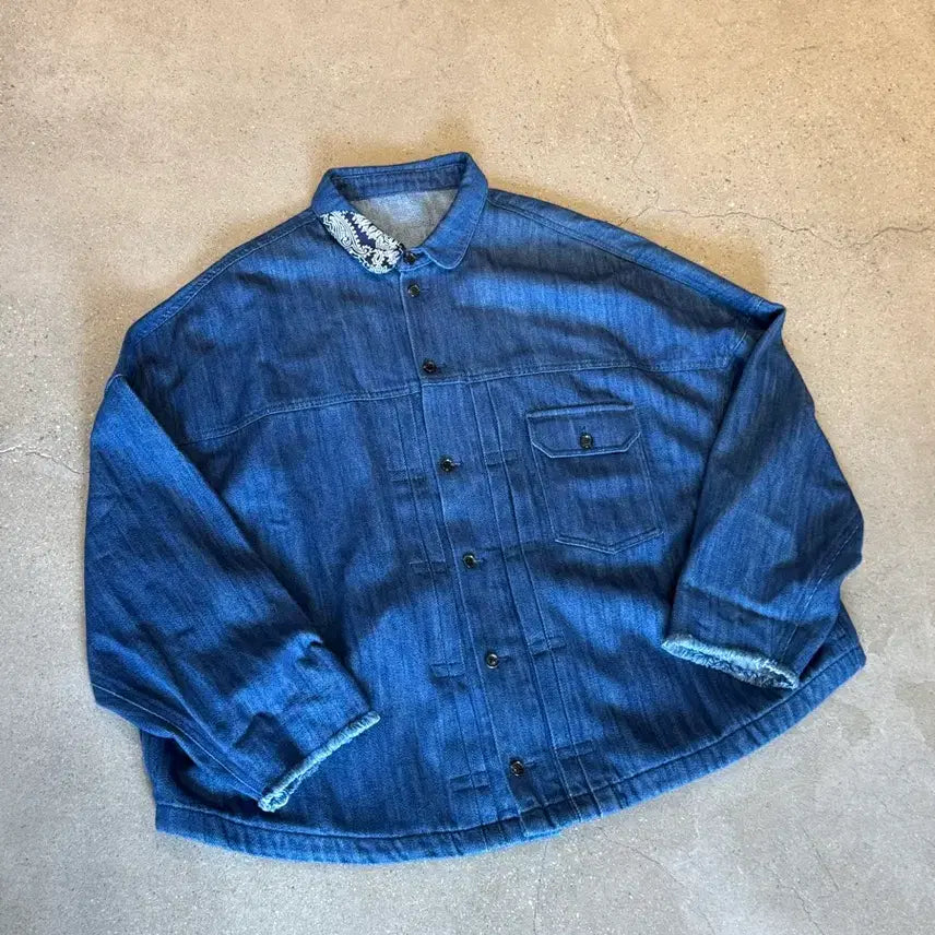 [BUNJANG] East Oklm Denim Chore Coat / East oklm 이스트오캄 데님 커버올