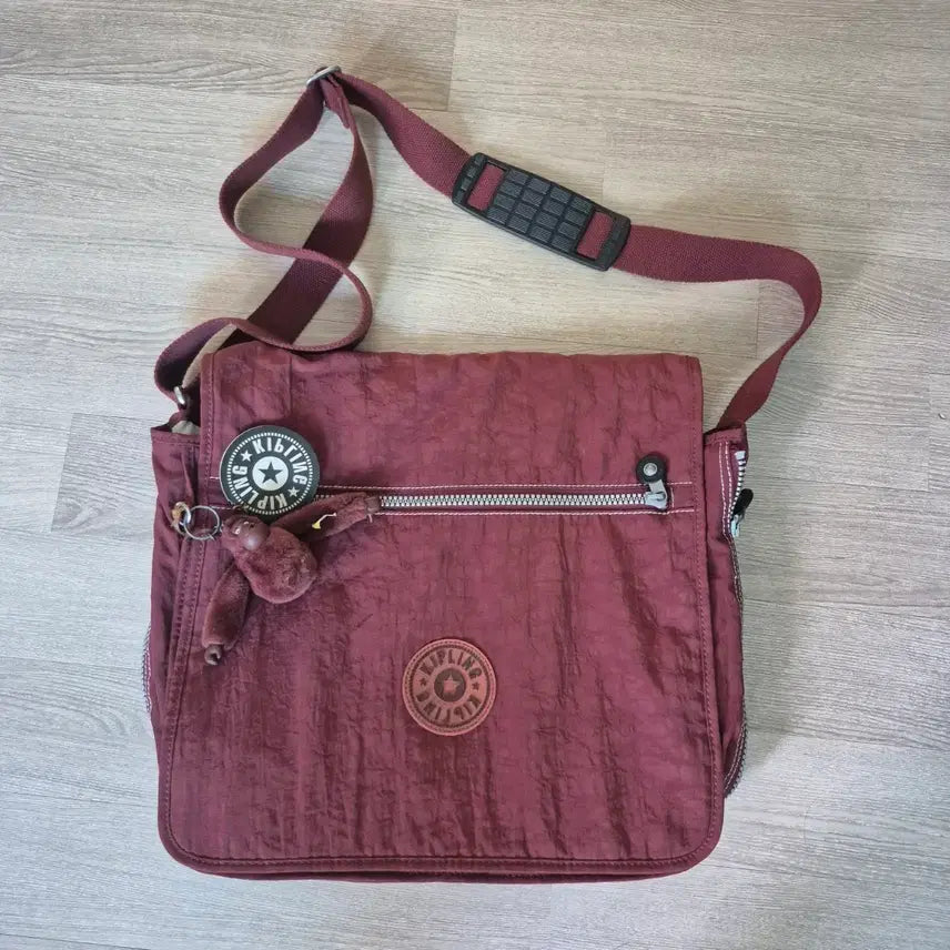 [BUNJANG] Kipling Crossbody Bag Burgundy Unused / 키플링 크로스백 버건디 미사용