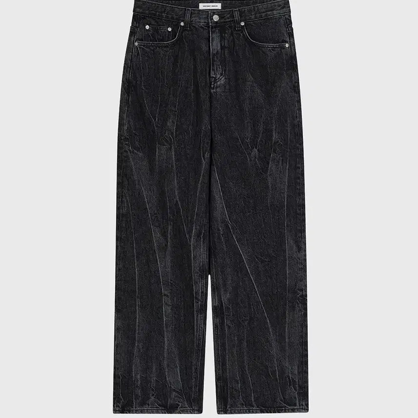 [BUNJANG] Branded 51026 KURABO INFINITY CRACK JEANS [SUPER WIDE STRAIGHT] / 브랜디드 51026 KURABO INFINITY CRACK JEANS [SUPER WIDE STRAIGHT] 34