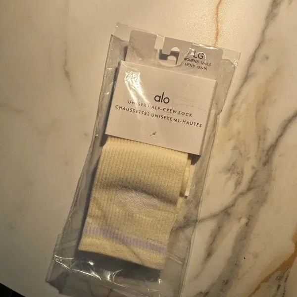 [BUNJANG] ALOE Socks (Ivory/Black/Gray) / 알로alo 양말(아이보리/블랙/그레이)