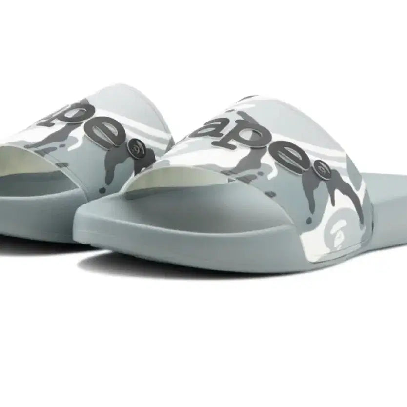 [BUNJANG] Ape Gray Camo Slippers / 에이프 그레이 카모 슬리퍼