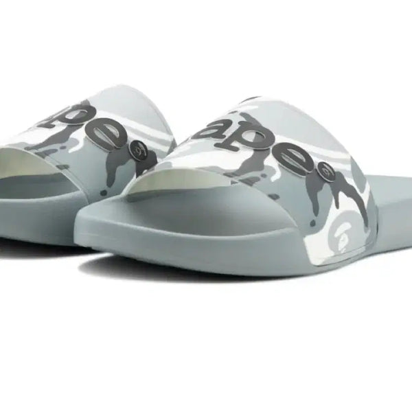 [BUNJANG] Ape Gray Camo Slippers / 에이프 그레이 카모 슬리퍼