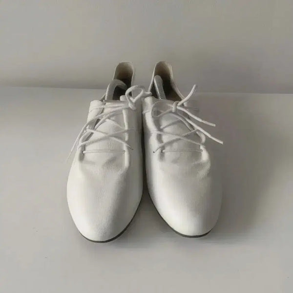 [BUNJANG] Jill by Jill Stuart White Lambskin Flats / 245 질 바이 질스튜어트 화이트 양가죽 슈즈