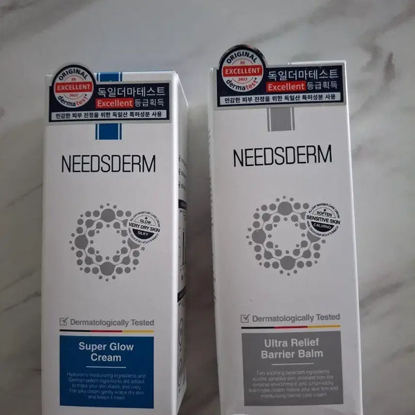 [BUNJANG] Needful Super Glow Cream & Ultra Relief Barrier Balm Set / 니즈덤 슈퍼 글로우 크림 / 울트라 릴리프 베리어 밤