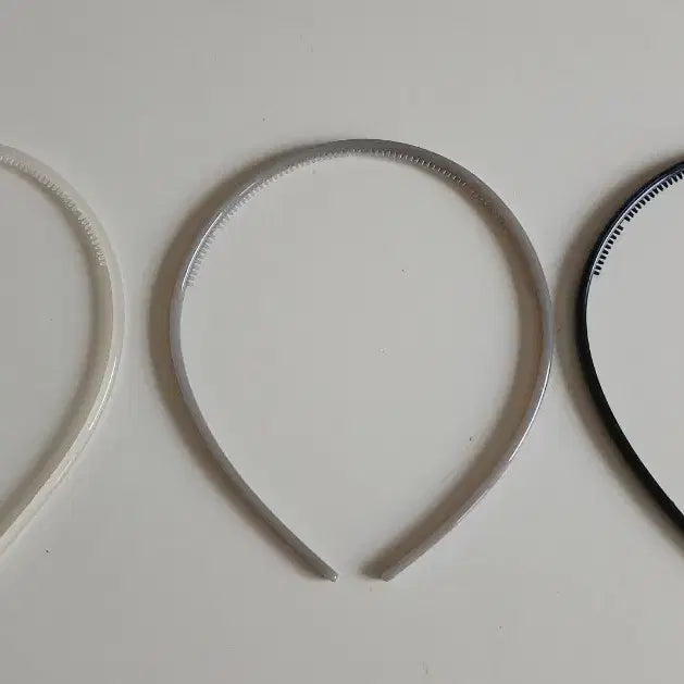 [BUNJANG] Grain de Beaute Aznavour Slim Headband Set (White, Gray, Black) / [새상품] 아즈나브르 그랭드보떼 리쪼 헤어밴드 머리띠 3종 (화이트,그레이,블랙)+덤