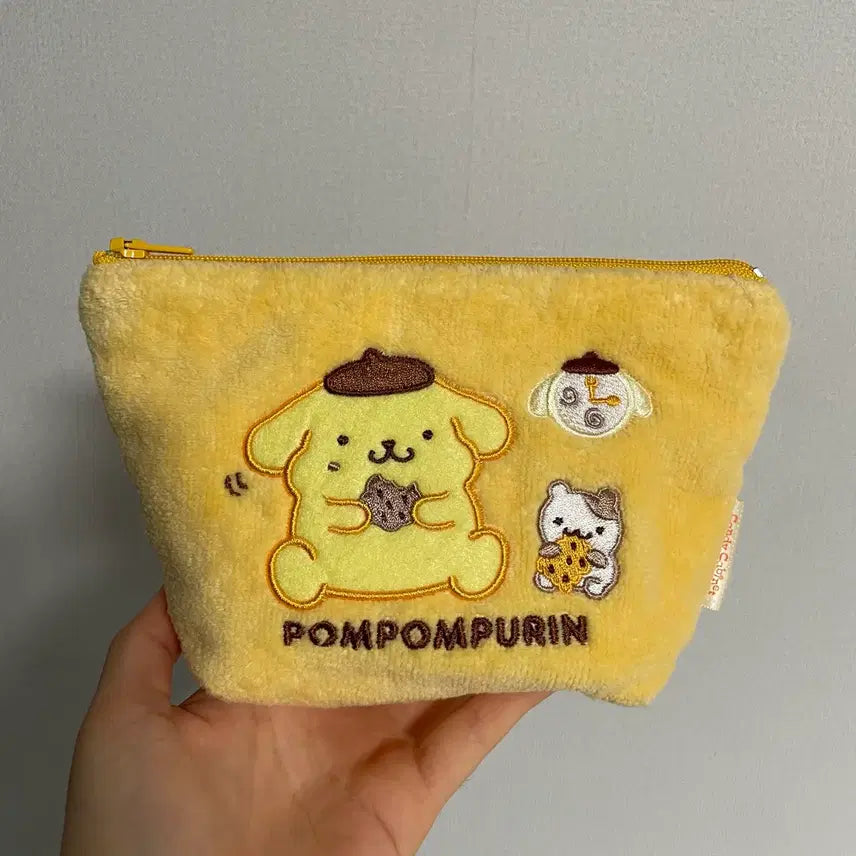 [BUNJANG] Sanrio Pompompurin Muffin Gudetama Pouch Gacha Keyring Mascot / 산리오 폼폼푸린 머핀 화이트데이 파우치 가챠 키링 마스코트