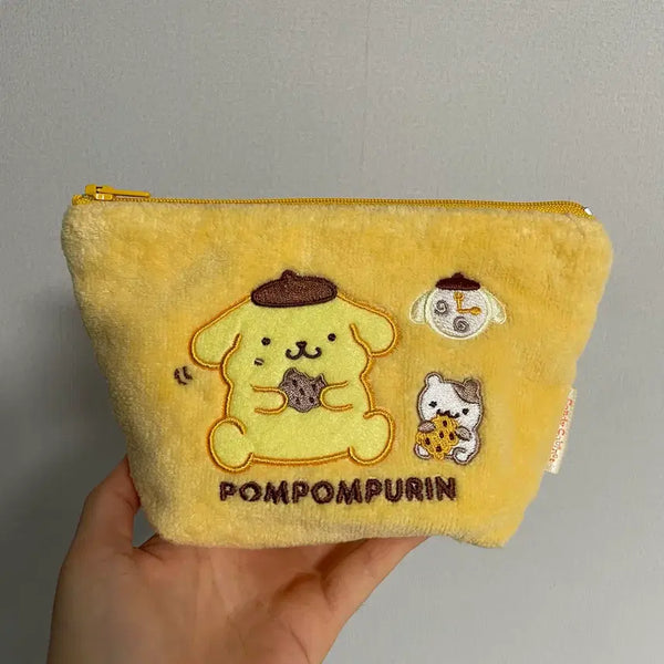 [BUNJANG] Sanrio Pompompurin Muffin Gudetama Pouch Gacha Keyring Mascot / 산리오 폼폼푸린 머핀 화이트데이 파우치 가챠 키링 마스코트