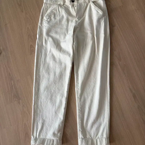 [BUNJANG] H&M Cream Tapered Fit Jeans Size 30 / 에이치엔엠 (H&M) 크림진 30 테이퍼드핏