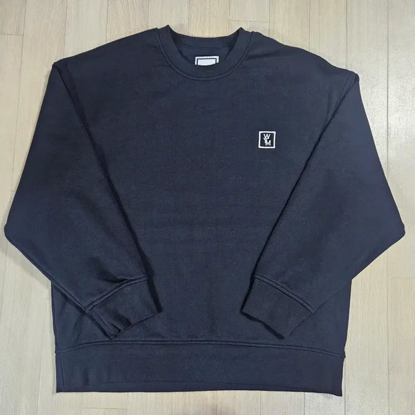 [BUNJANG] Wooyoungmi Paris Cotton Back Logo Sweatshirt Black / 우영미 파리 코튼 백로고 스웨트셔츠 블랙 95