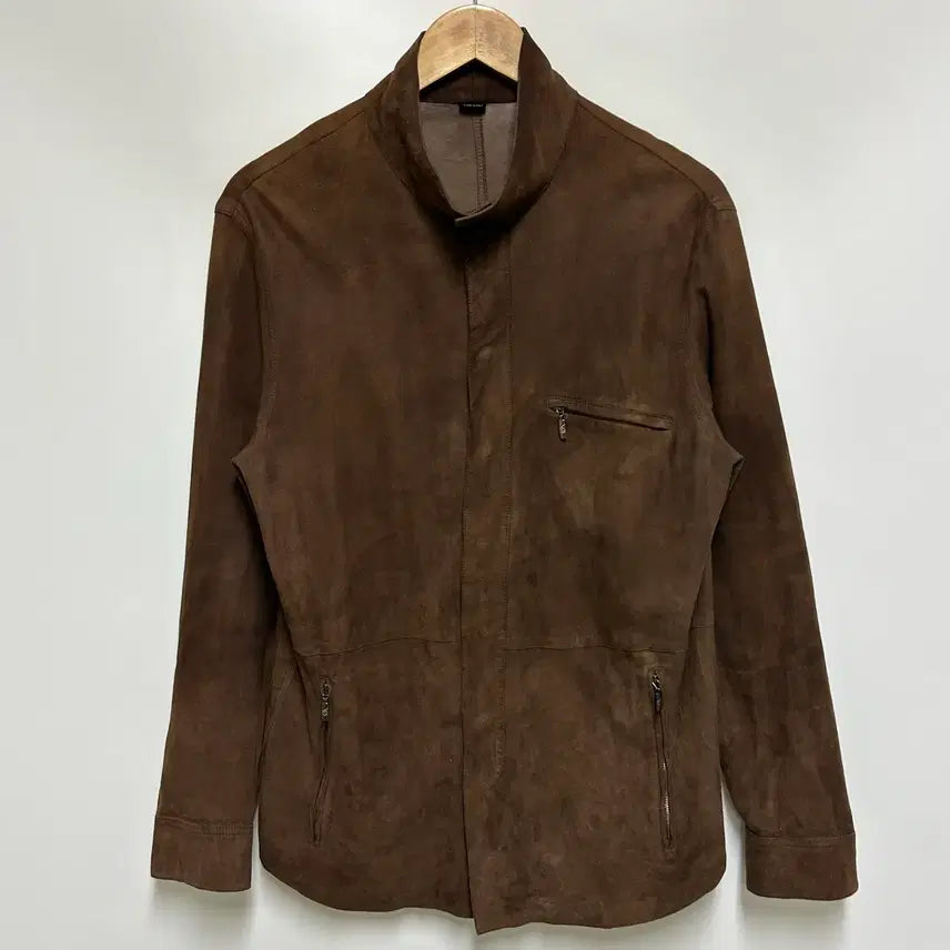 [BUNJANG] Giorgio Armani Classic Italian Lambskin Suede Leather Jacket / [남자-95 (48)]조르지오 아르마니 클래식 이탈리아 램스킨 스웨이드레더 자켓