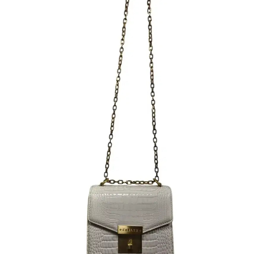 [BUNJANG] Carlyn Chain Crossbody Bag Leather / 칼린 체인크로스백 (택포)