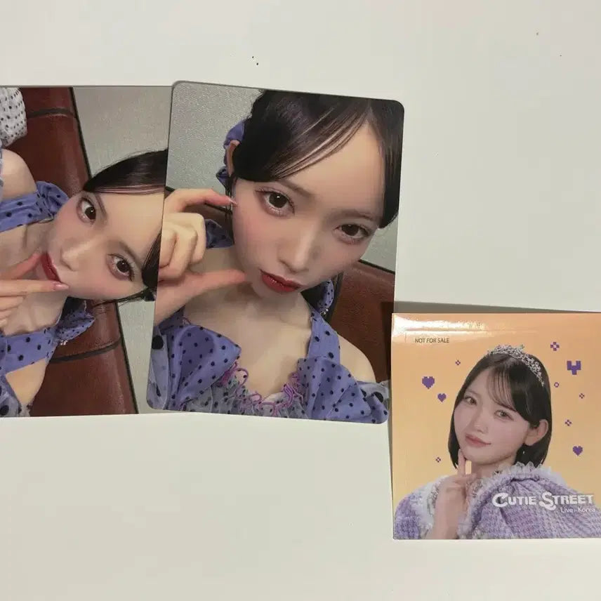 [BUNJANG] CUTIE STREET Manabe Nagisa Photocard & Sticker Set / CUTIE STREET 마나베 나기사 한국 팝업 토레카, 스티커 (큐티스트리트, 큐스토)