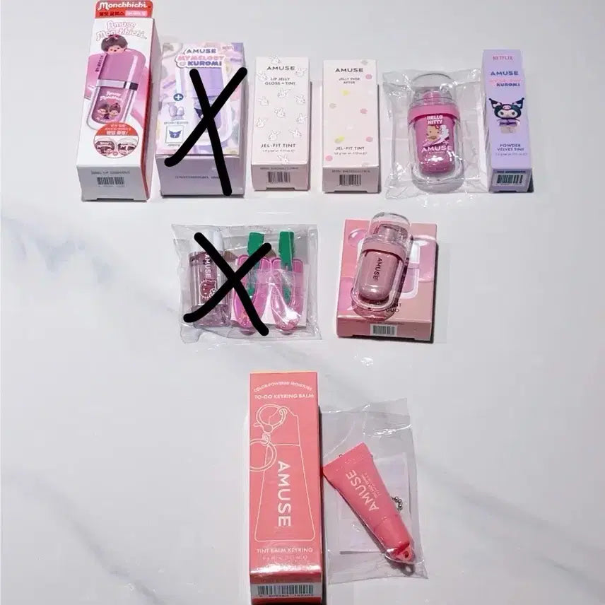 [BUNJANG] Amuse Lip Tint Gloss Balm Mini Tint Hairpin / 어뮤즈 립 틴트 글로스 밤 미니틴트 헤어핀
