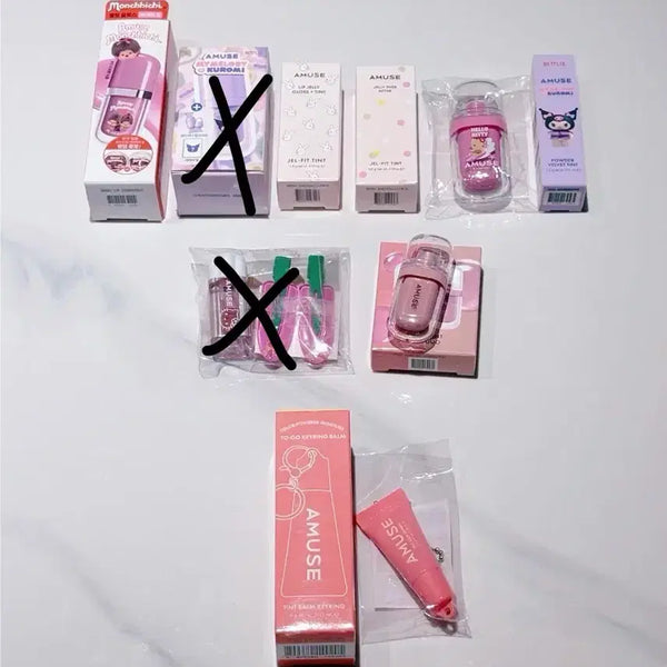 [BUNJANG] Amuse Lip Tint Gloss Balm Mini Tint Hairpin / 어뮤즈 립 틴트 글로스 밤 미니틴트 헤어핀