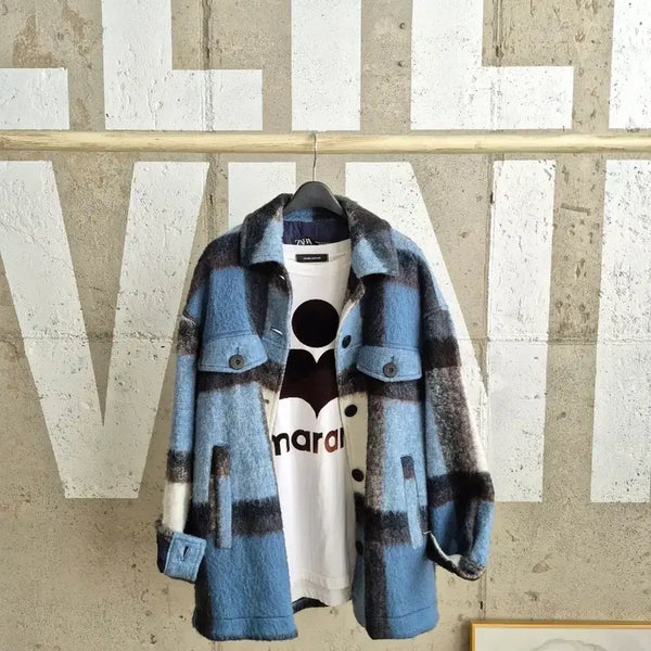 [BUNJANG] Zara Oversized Check Shirt Jacket / 행사) 자라 오버틱 셔츠자켓
