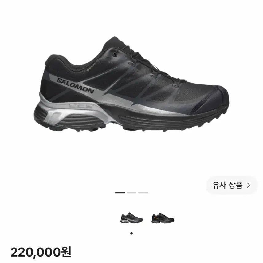 [BUNJANG] Salomon XT-Pathway Gore-Tex Black Silver Sneakers / 살로몬 XT-패스웨이 고어텍스 블랙 FTW 실버 275