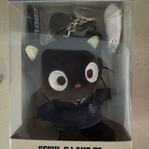[BUNJANG] K League Sanrio Chococat Doll Keychain Seoul E-Land FC Tanning / K리그 산리오 인형 키링 초코캣 서울 이랜드 fc 태닝