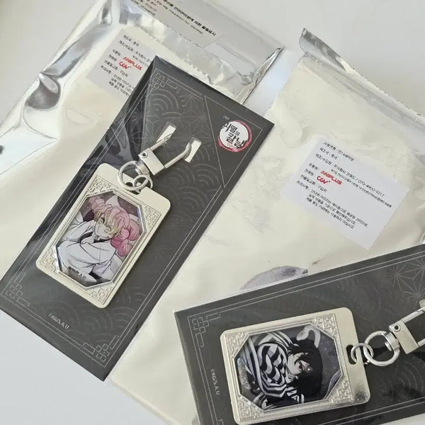 [BUNJANG] Demon Slayer CGV Metal Keychain Obanai + Mitsuri Bundle Set / 귀칼 cgv 메탈키링 오바나이 + 미츠리 일괄 1.8