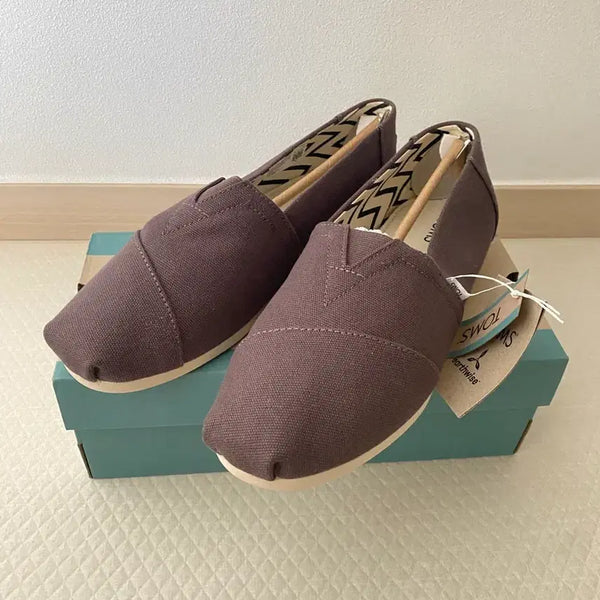 [BUNJANG] Toms Charcoal Men's Loafers (Size 255) / 새상품)탐스 챠콜 남성 단화 075(255사이즈)