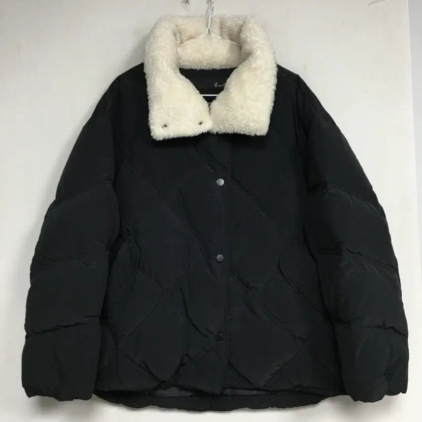 [BUNJANG] GCUT Quilted Goose Down Padded Jacket with Sherpa Collar / GCUT 지컷 부클카라 퀼팅 구스 패딩 66