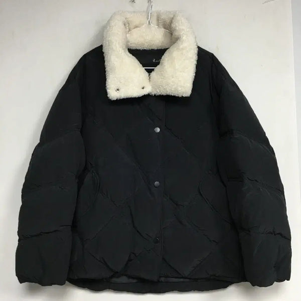 [BUNJANG] GCUT Quilted Goose Down Padded Jacket with Sherpa Collar / GCUT 지컷 부클카라 퀼팅 구스 패딩 66
