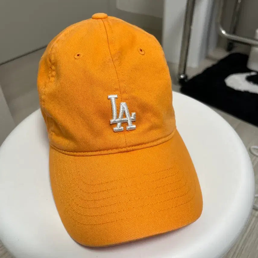 [BUNJANG] MLB LA Dodgers Orange Ball Cap / MLB LA 다저스 오렌지 볼캡 FREE