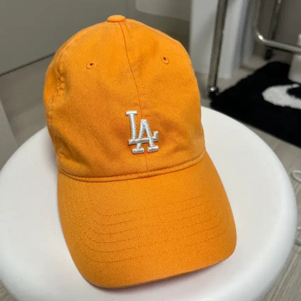 [BUNJANG] MLB LA Dodgers Orange Ball Cap / MLB LA 다저스 오렌지 볼캡 FREE