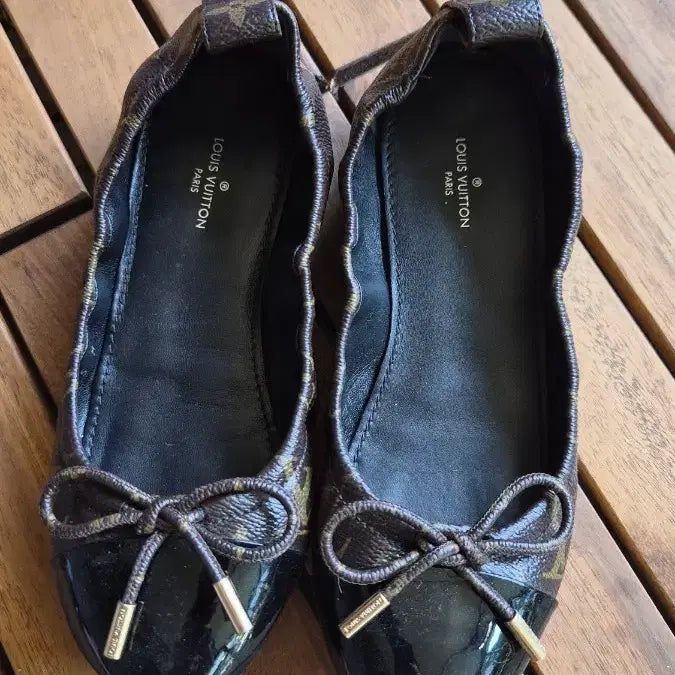 [BUNJANG] Louis Vuitton Monogram Canvas Ballet Flat Shoes - Size 35 / 정품루이비통 발레 플랫 슈즈35