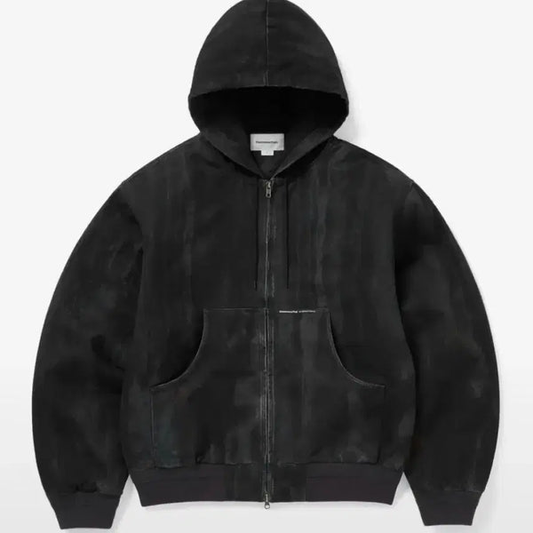 [BUNJANG] thisisneverthat Blurred Hooded Jacket Black (Size S) / 디스이즈네버댓 블랙 집업 후드 S사이즈 디네댓 Blurred Hooded Jacket Black