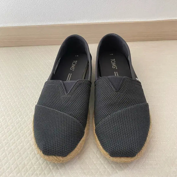 [BUNJANG] Toms Grey Men's Slip-on Shoes (Size 250) / 탐스 그레이 남성 슬립온 070(250사이즈)