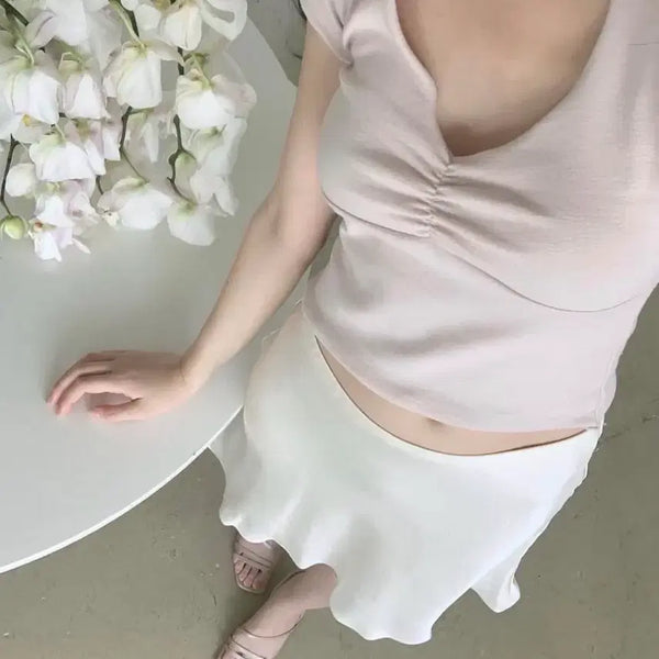 [BUNJANG] Sellers Roche Plie T-shirt Purple / 설레르 로슈 플리에 티셔츠 퍼플