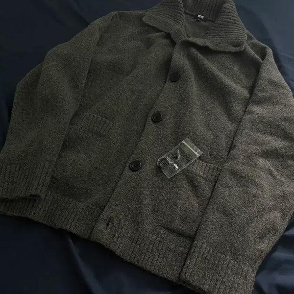 [BUNJANG] Uniqlo Soufflé Yarn Cardigan L / 유니클로 수플레얀 가디건 L