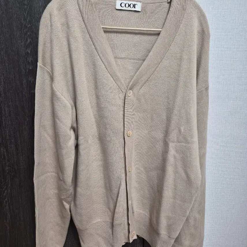 [BUNJANG] COEUR Beige Cardigan S / 쿠어 베이지 가디건 s