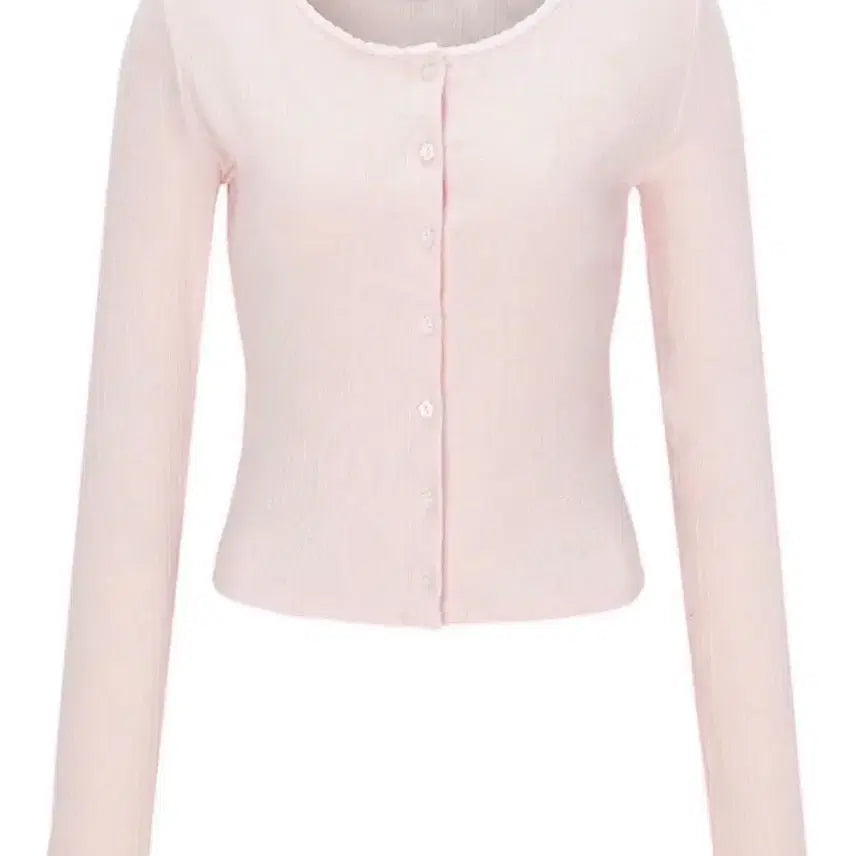 [BUNJANG] Belliar Bloom Cardigan Pink / 벨리아르 블룸 가디건 핑크 워니하우스