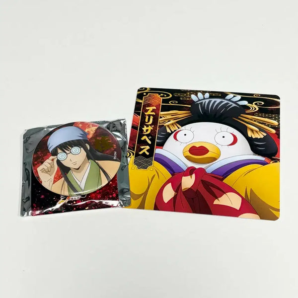 [BUNJANG] Gintama Yoshwara Popup Katsura & Elizabeth Coaster Bundle / 은혼 요시와라 팝업 즈라캔뱃지, 엘리자베스 코스터