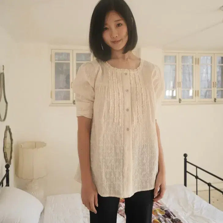 [BUNJANG] In & Yang Harmony Blouse / 인앤양인하모니 블라우스