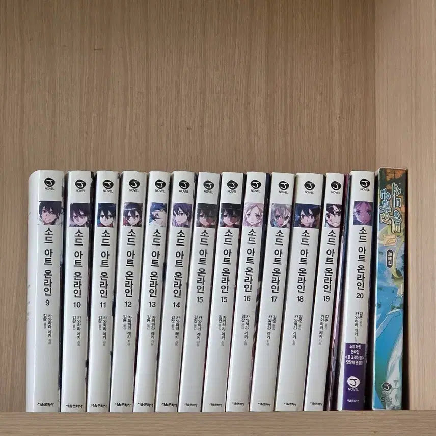 [BUNJANG] Sword Art Online Volumes 9-21 / 소드아트온라인 9 ~ 21권