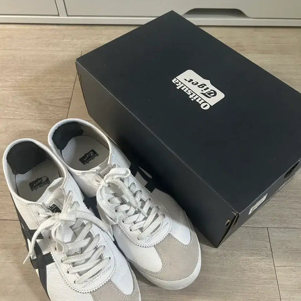 [BUNJANG] Onitsuka Tiger Mexico 66 White Black 26.5cm / 오니츠카 타이거 멕시코 66 화이트 블랙 265사이즈 팝니다.