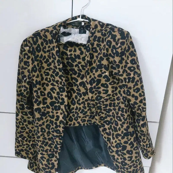 [BUNJANG] Leopard Print Jacket / 호피무늬 재킷