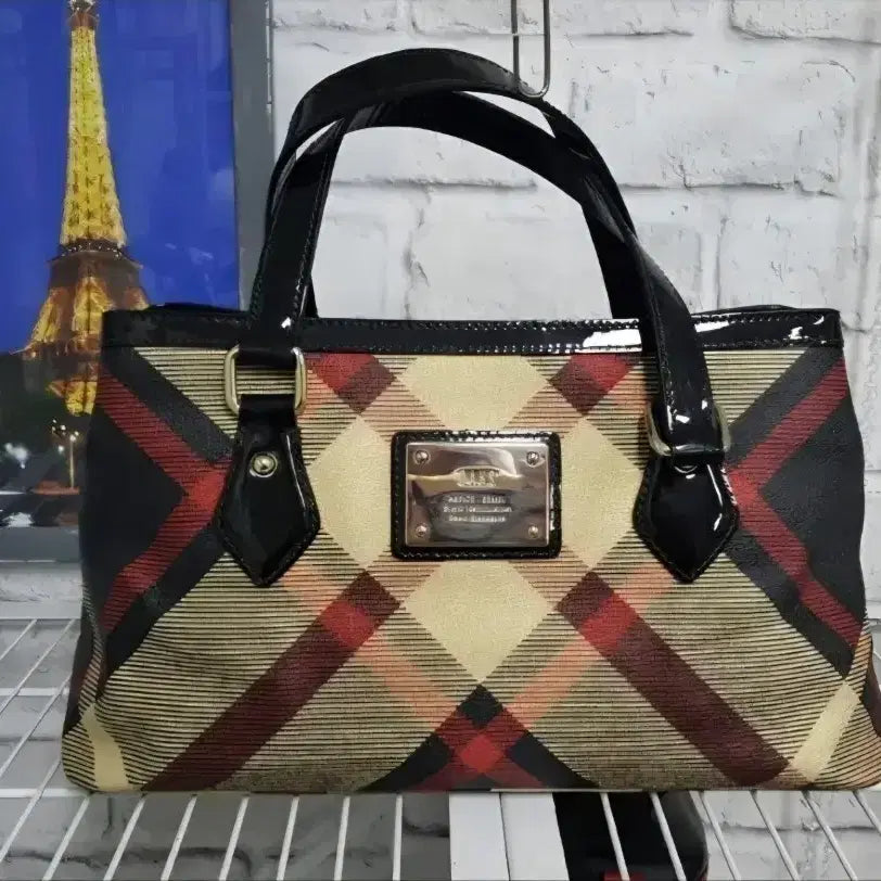 [BUNJANG] Daks Women's Tote Bag Checked Leather / 닥스 여성 토트백 체크 여성가방 GE88