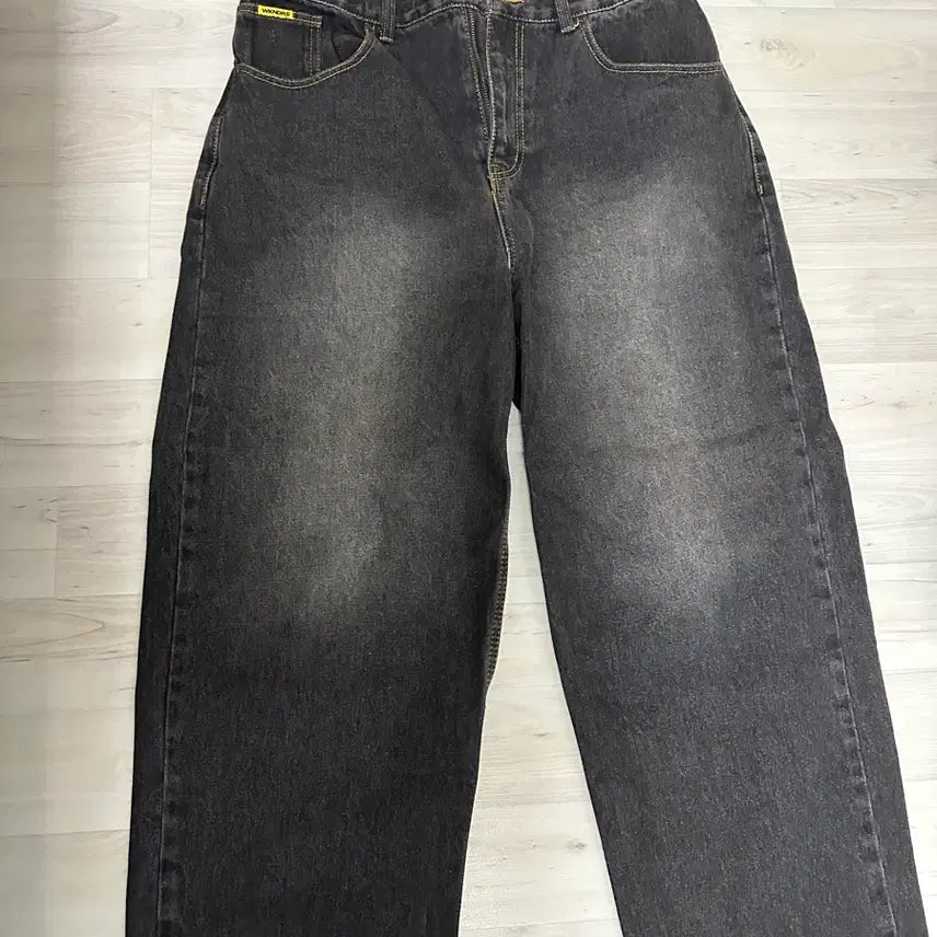 [BUNJANG] WEcanders Washed Black Denim Pants L / 위캔더스 데님 바지 L
