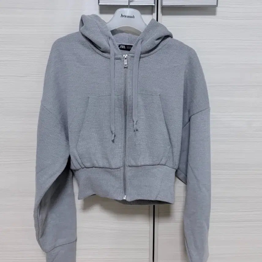 [BUNJANG] Zara Knit Hooded Zip-Up Sweatshirt / 자라zara 니트 후드집업 S