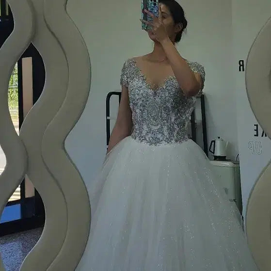 [BUNJANG] Beads Wedding Dress / 비즈웨딩드레스