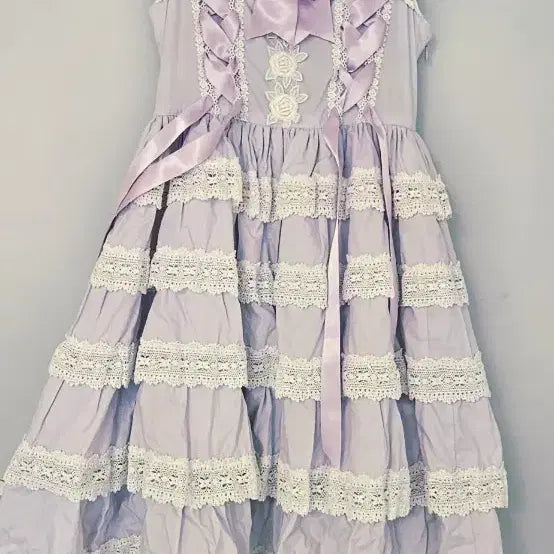 [BUNJANG] Baby The Stars Shine Bright Romantic Dream Rose Mini Dress / 베이비더스타샤인 로맨틱드림로즈