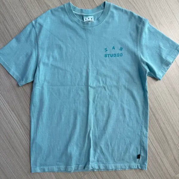 [BUNJANG] IAB Studio Short Sleeve T-Shirt Sky Blue L / 아이앱 스튜디오 반팔티 하늘색 L