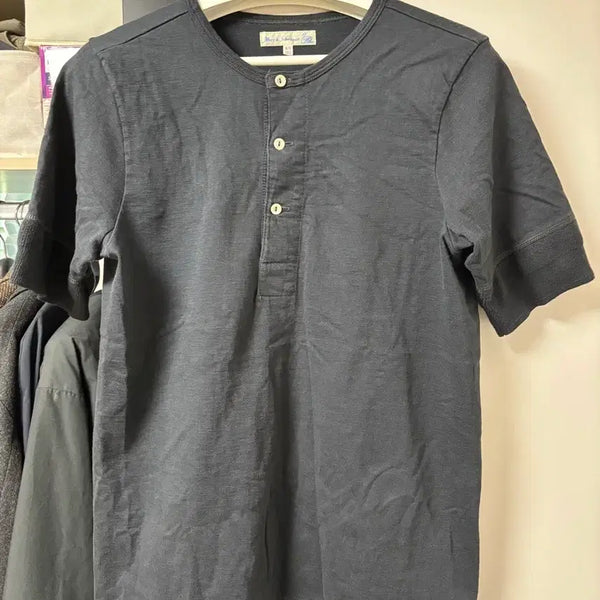[BUNJANG] Merz b. Schwanen 207 Short Sleeve Henleys Size 6 / 메르츠비슈바넨 207 반팔 헨리넥 6사이즈